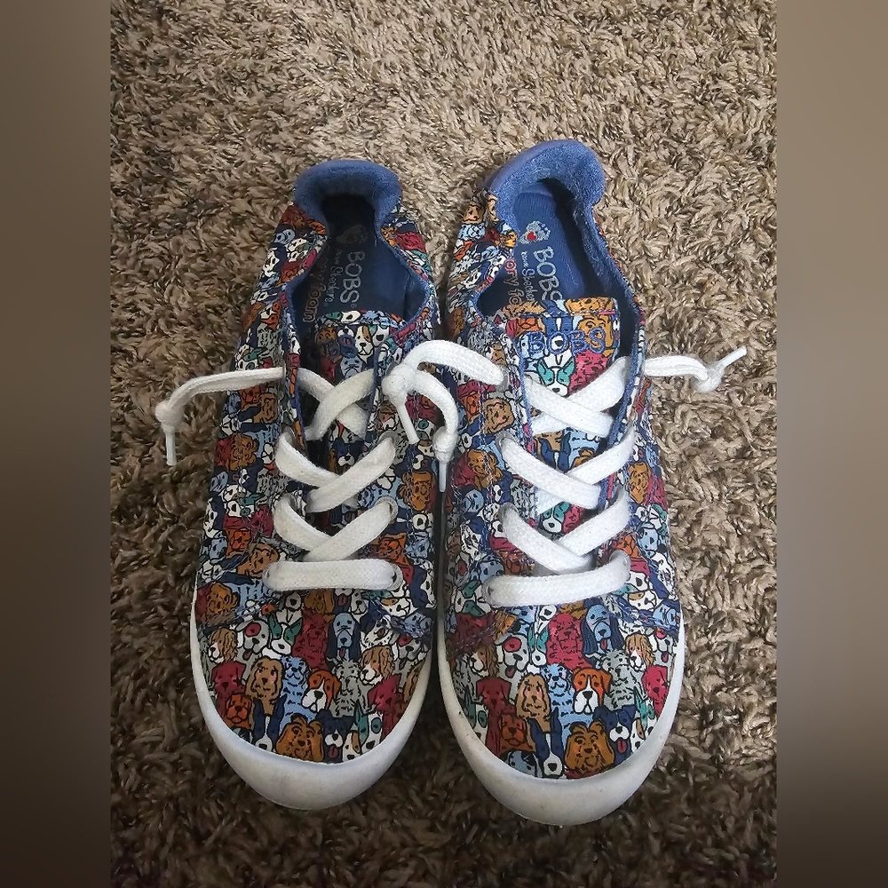 BOBS from Skechers Blue Multicolor Dog Sneakers
